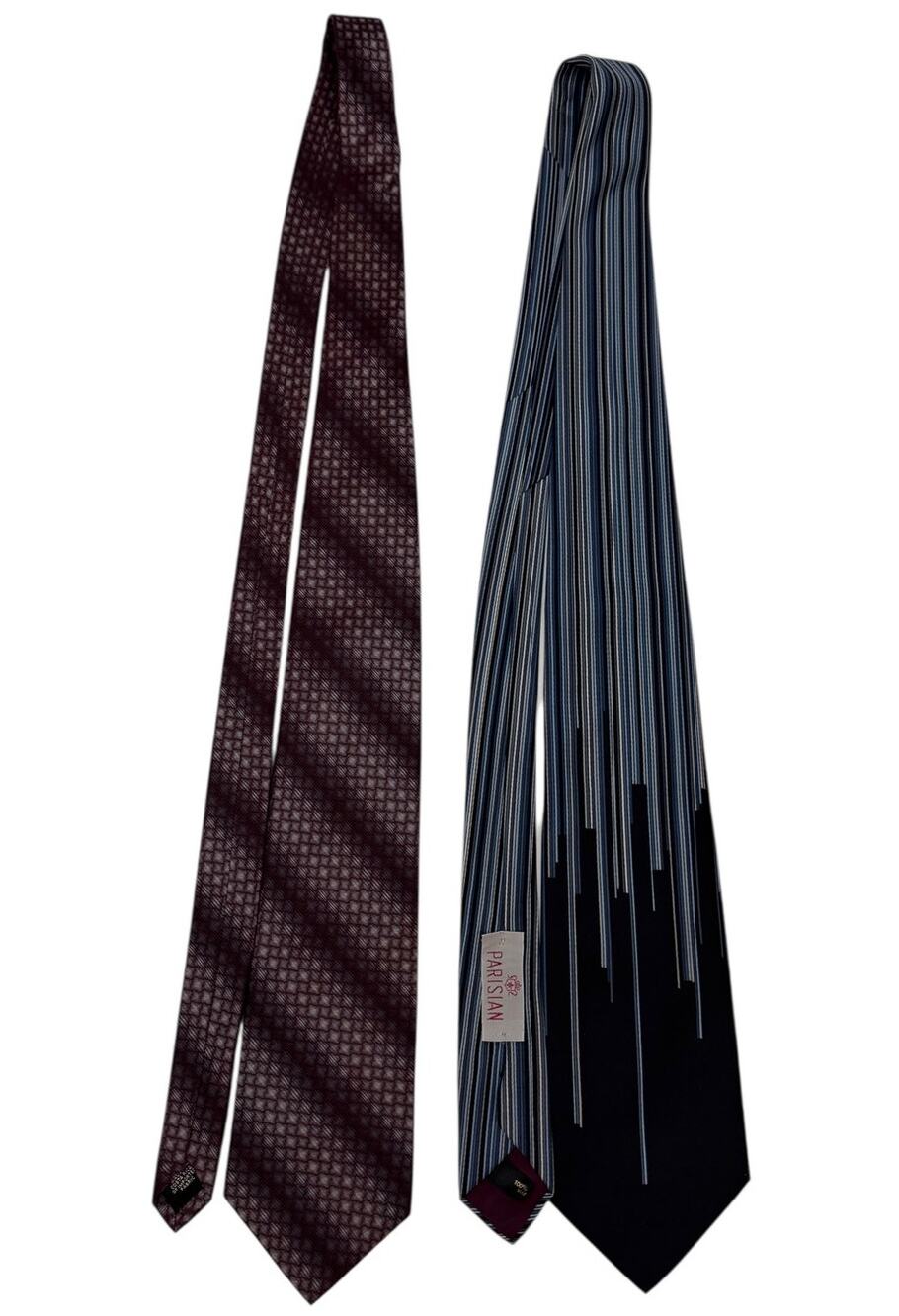 CALVIN KLEIN & GINO POMPELI Set of 2 Men's Work Attire Ties